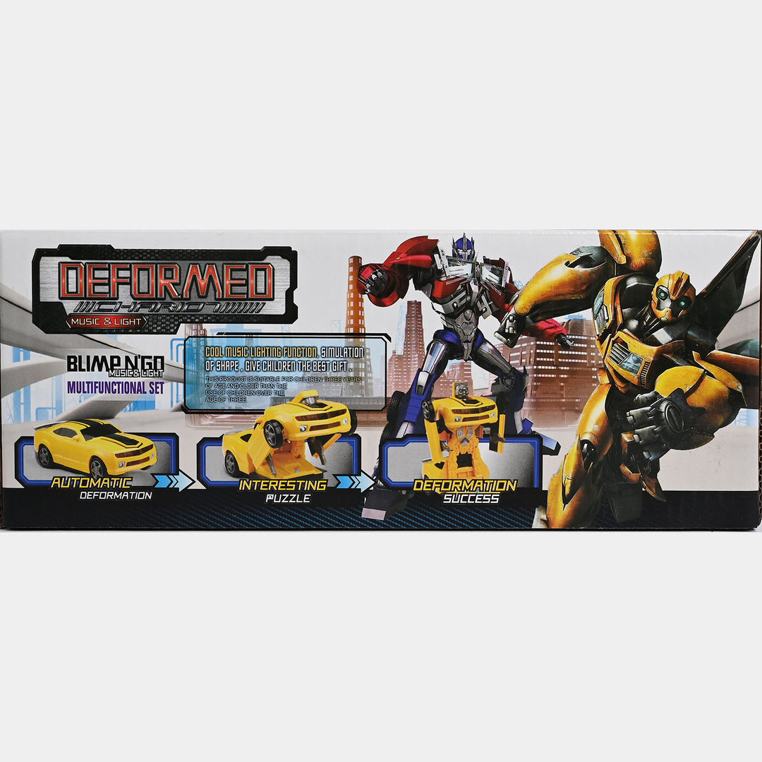 Robot Transformer Car For Kids