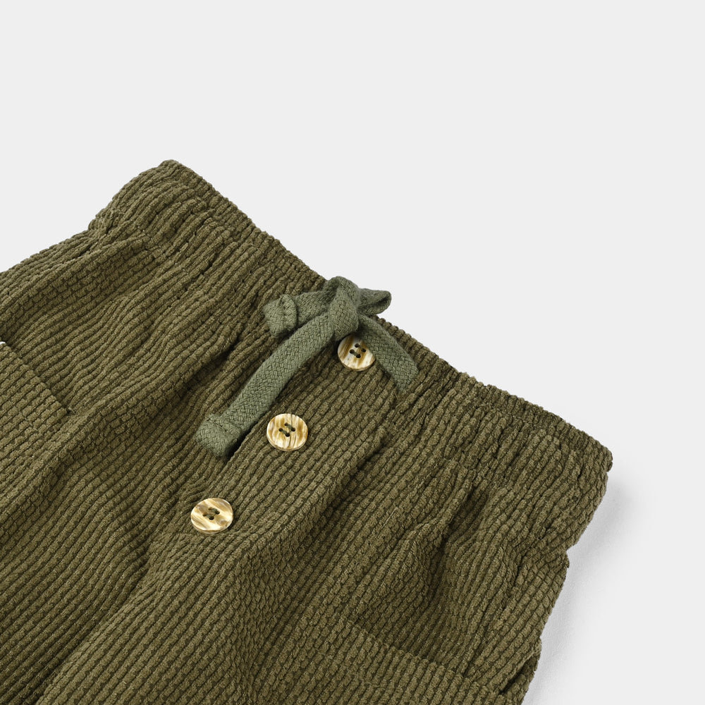 Infant Boys Corduroy Pant - Olive Green