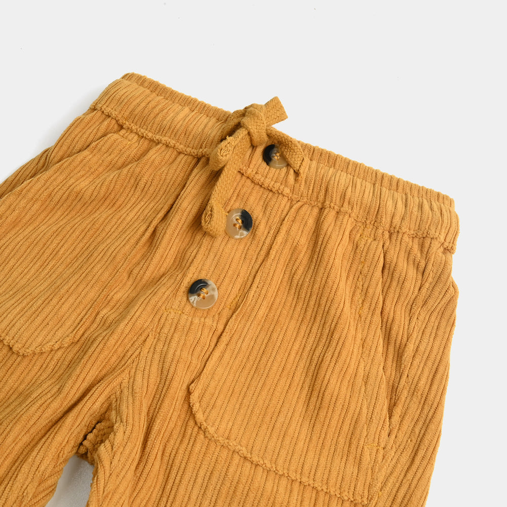 Infant Boys Corduroy Pant - Mustard