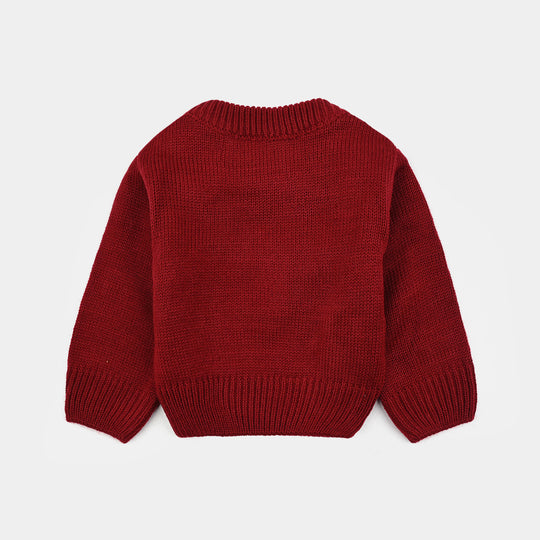 Infant Boys Sweater Smile - Red