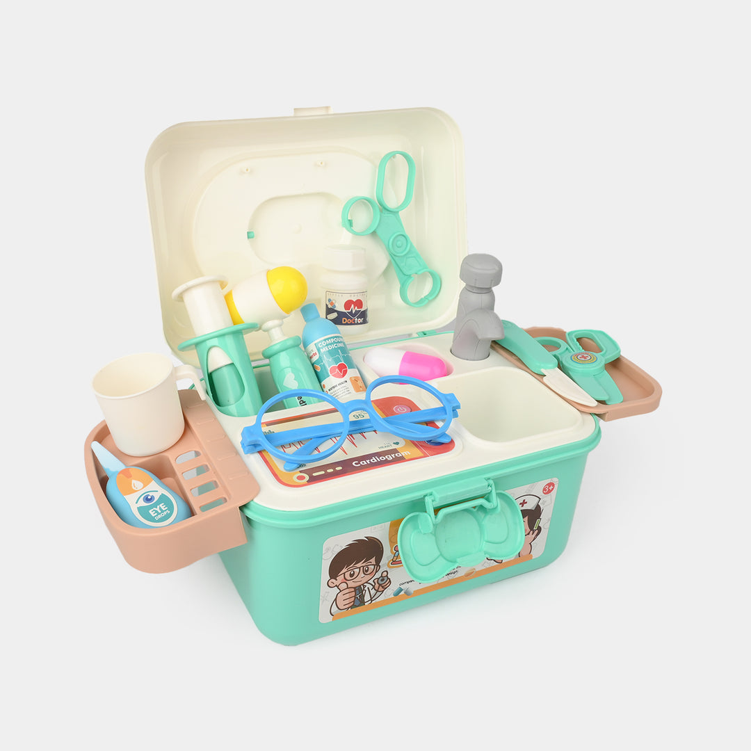 Doctor Medical Toy With Light 21-Piece Pretend Playset For Kids