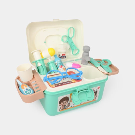 Doctor Medical Toy With Light 21-Piece Pretend Playset For Kids