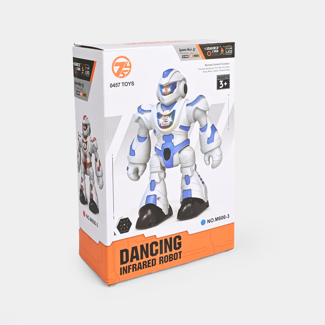 Remote Control Robot Dancing with LED Lights and Music