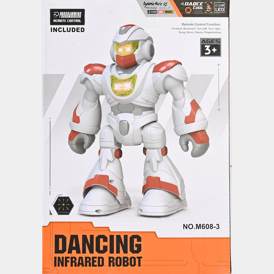 Remote Control Robot Dancing with LED Lights and Music