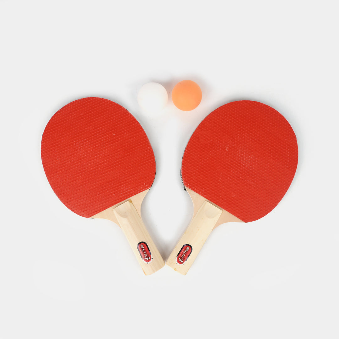 Table Tennis Racket Pair With 2 Balls for Kids