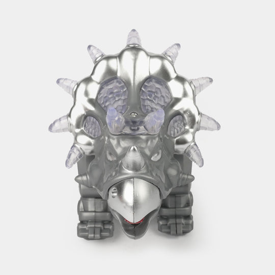 Electric Triceratops With Light & Sound For Kids