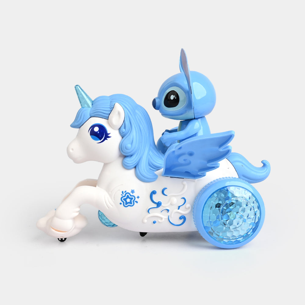 Electric Stunt Rotating Horse For Kids