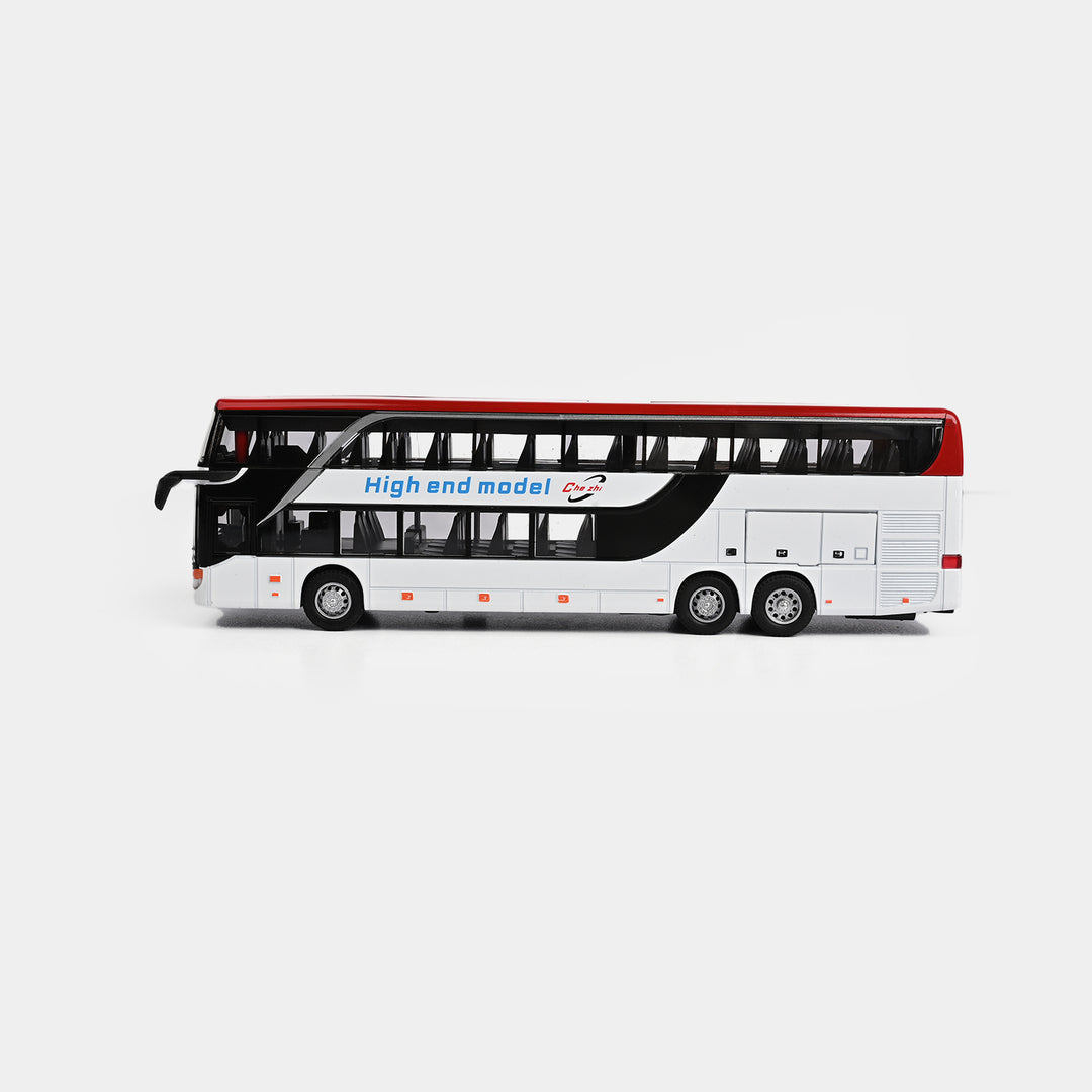 Die-Cast Double-Decker Transport Bus