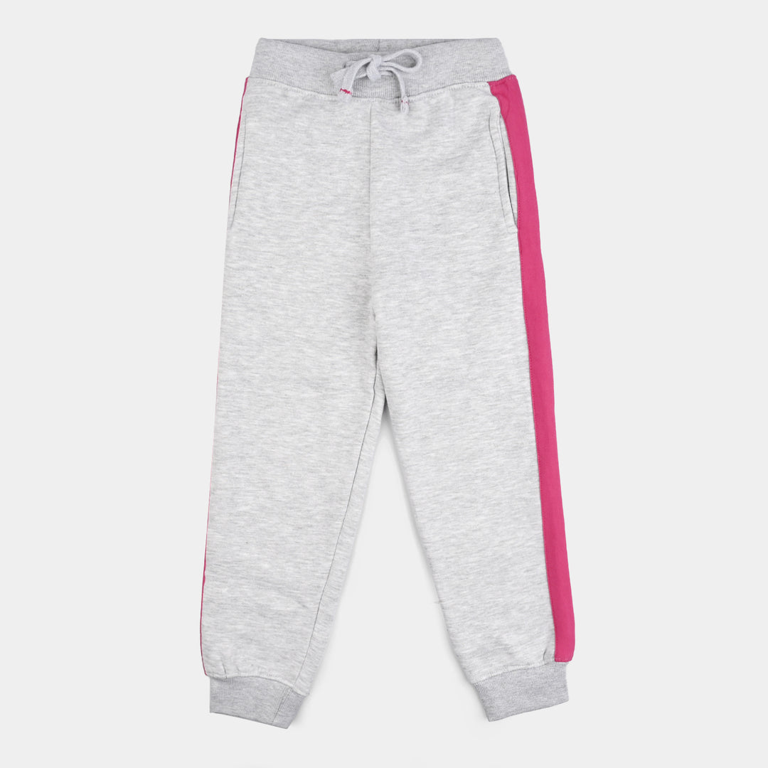 Girls Fleece 2 Piece Suit - Grey