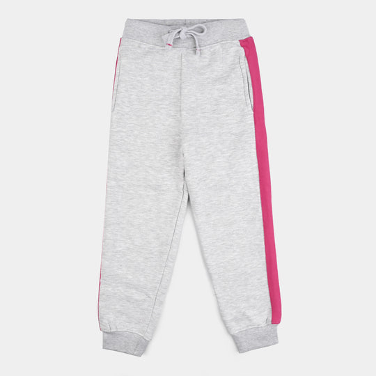Girls Fleece 2 Piece Suit - Grey