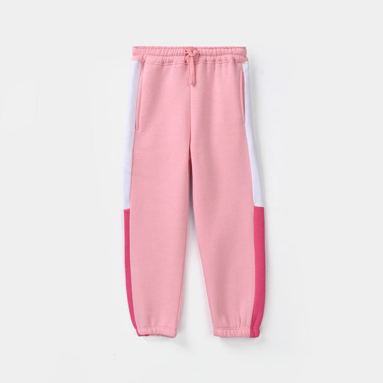 Teens Girls Fleece 2 Piece Set (Heart) - Pink