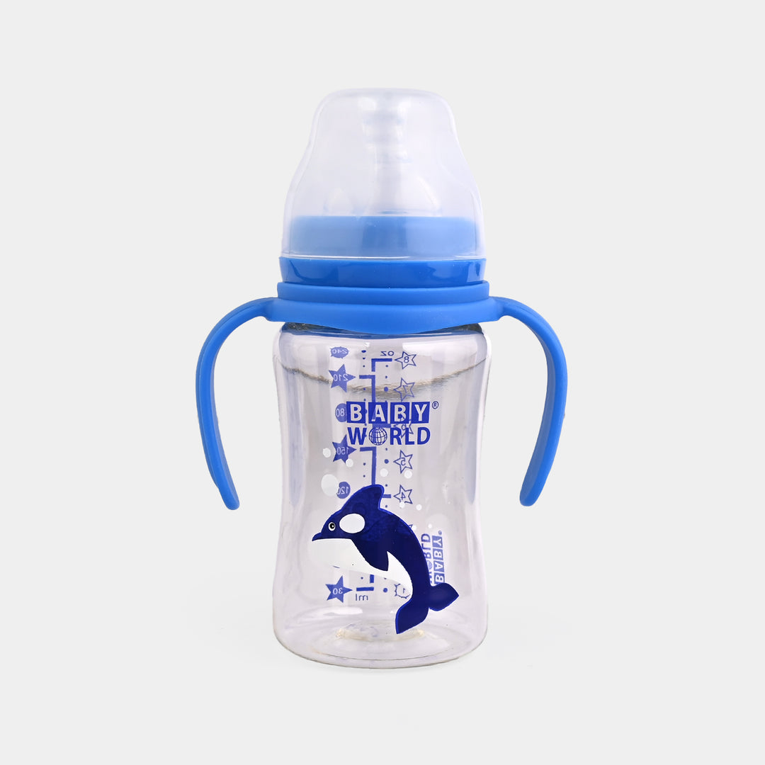 Wide Neck PP Feeder Bottle 80Z 3M+ | 2008 Blue