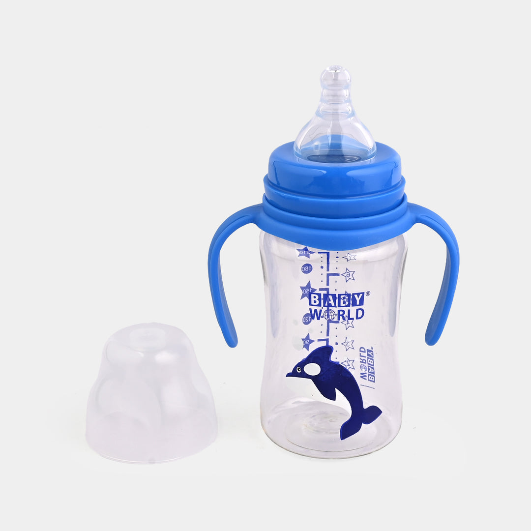 Wide Neck PP Feeder Bottle 80Z 3M+ | 2008 Blue