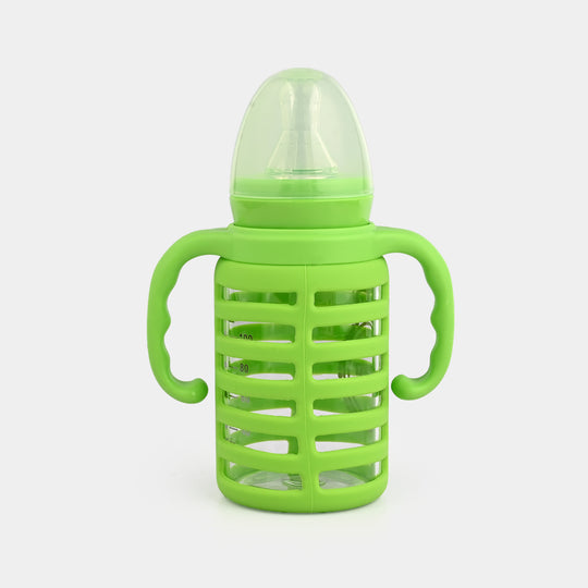 Baby Glass Feeding Bottle | 120ml with Handles