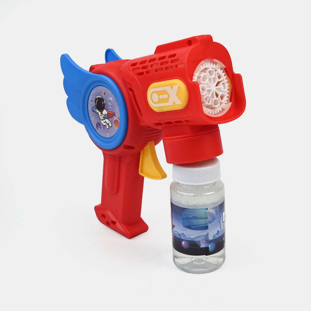 Battery Operated Space Bubble Blaster Toy
