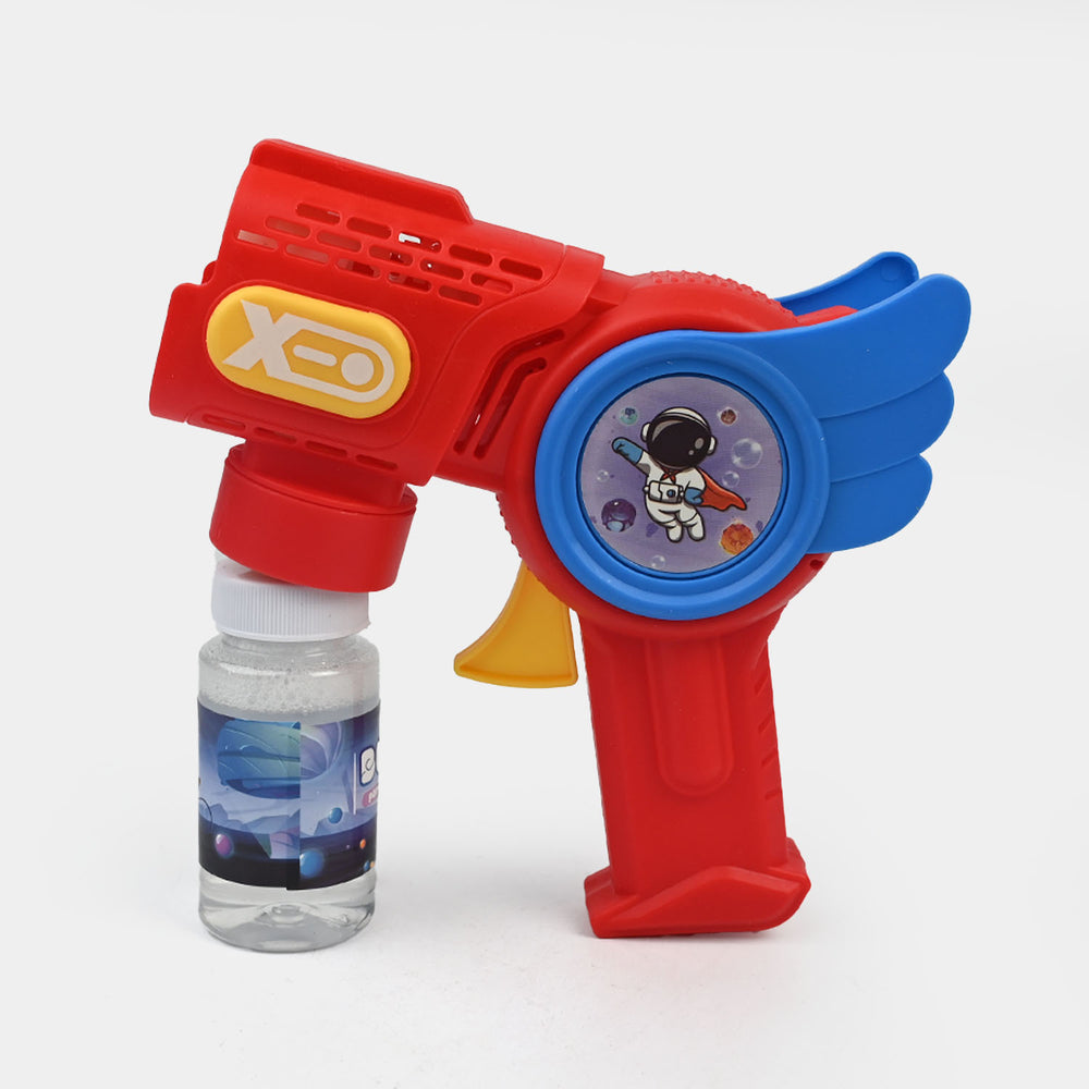 Battery Operated Space Bubble Blaster Toy