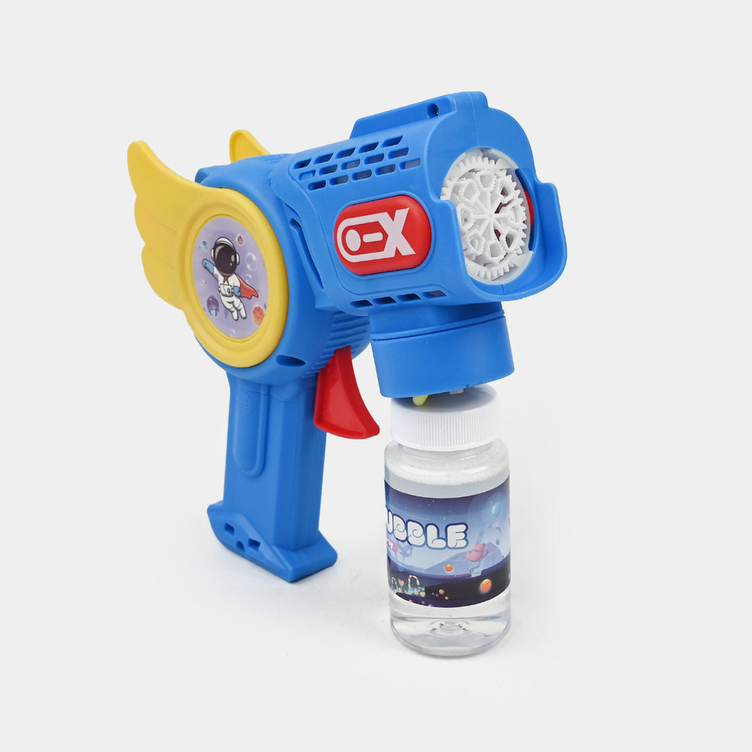 Battery Operated Space Bubble Blaster Toy