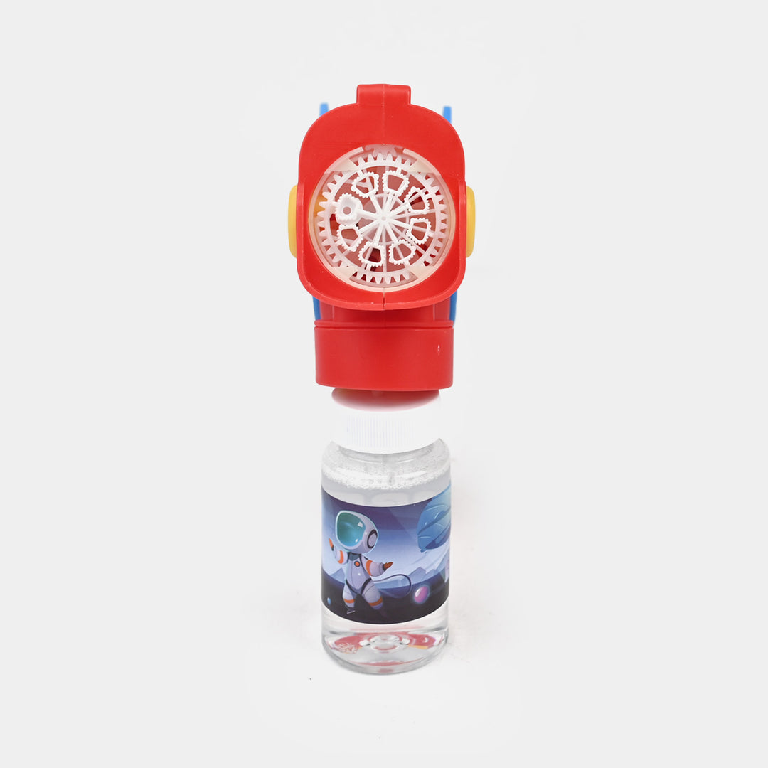 Battery Operated Space Bubble Blaster Toy