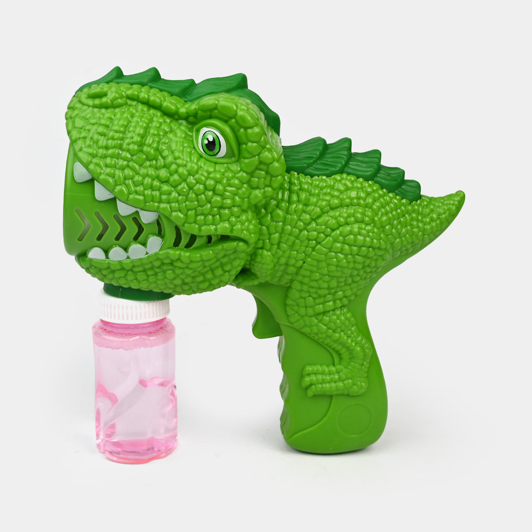 Electric Dino Bubble Blaster for Kids