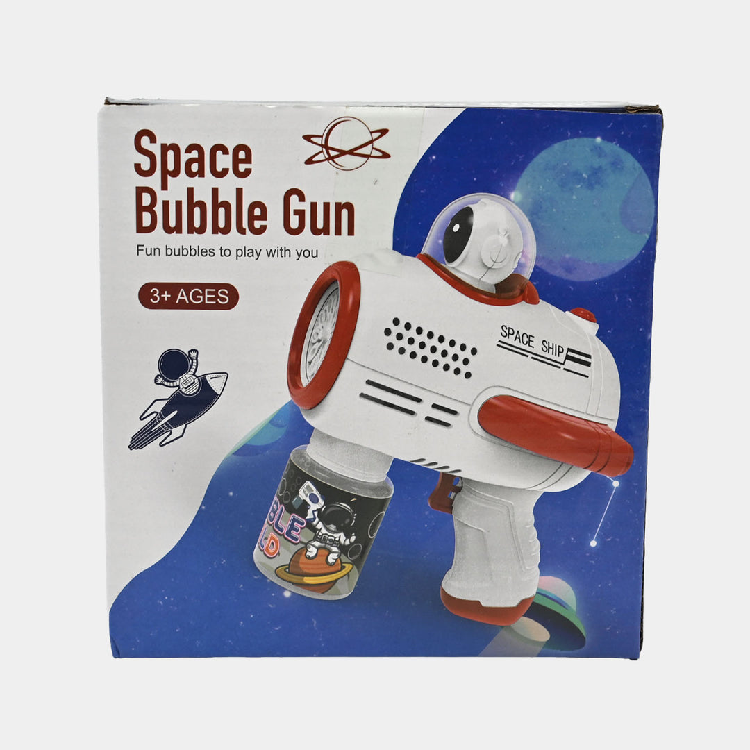 Space Electric Bubble Blaster for Kids