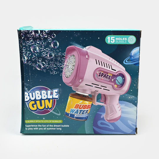 Electric Bubble Blaster with Light for Kids