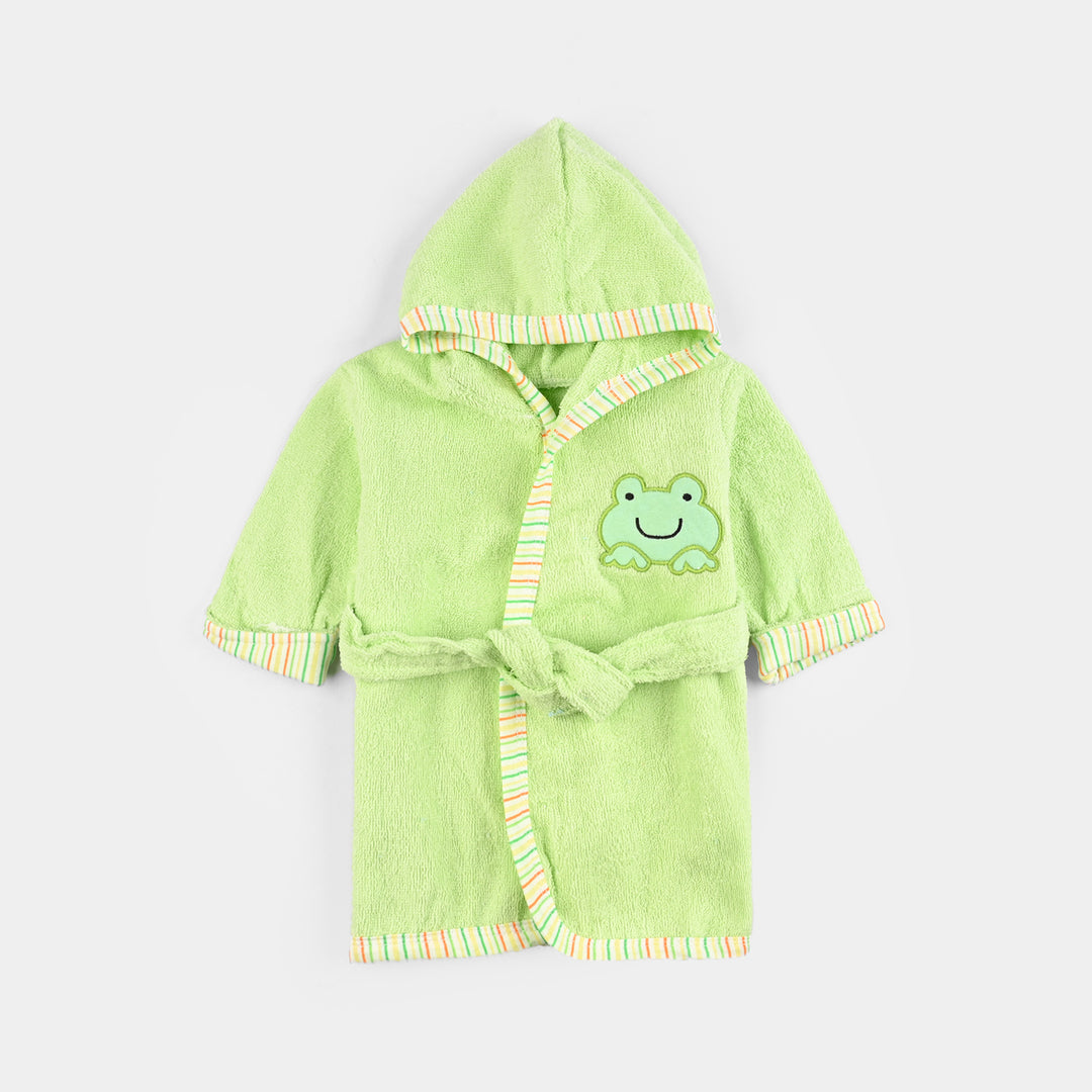 HOODED BABY BATH GOWN/BATH ROBE | 9-24M