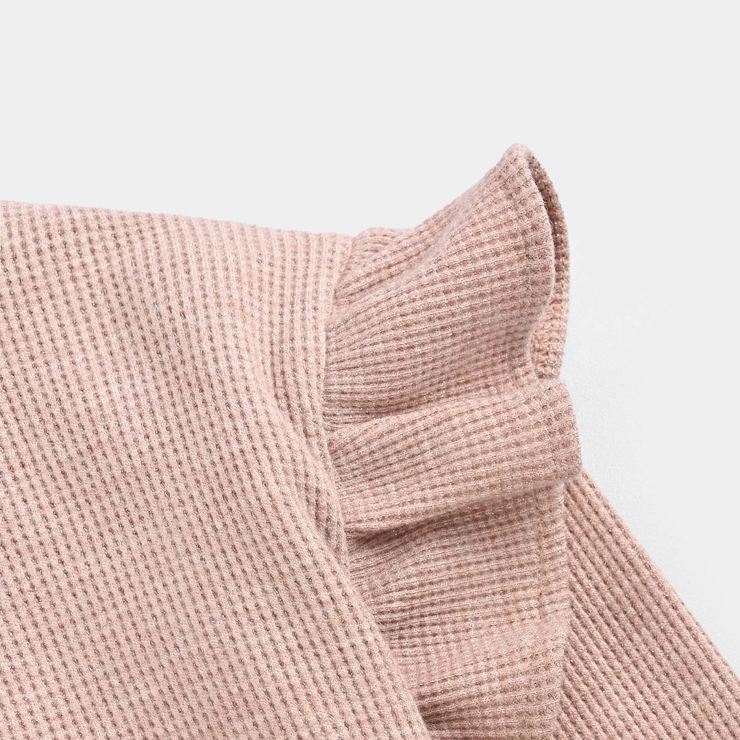 Girls Fleece Sweatshirt GOOD DAYS-PINK