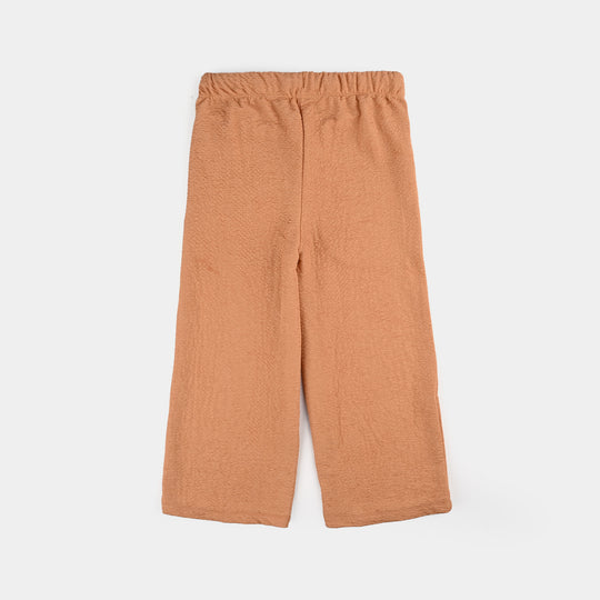 Girls Jacquard 2 Piece - Brown