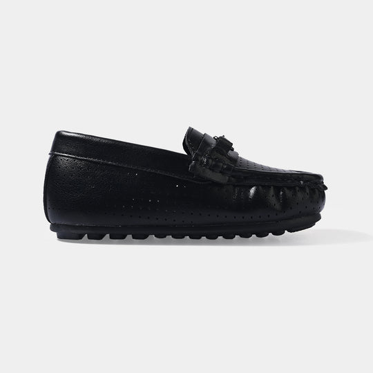 Boys Loafers H502-L8-BLACK