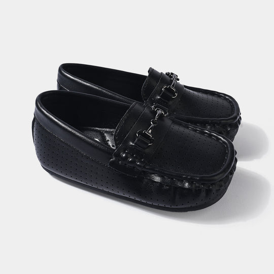 Boys Loafers H502-L8-BLACK