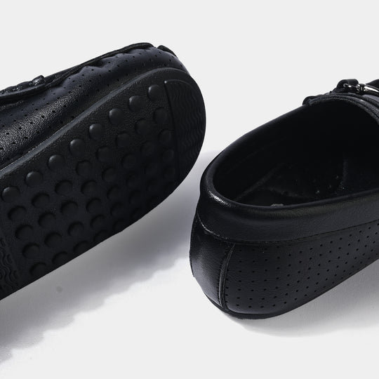 Boys Loafers H502-L8-BLACK
