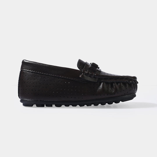 Boys Loafers H502-L8 - COFFEE/BROWN