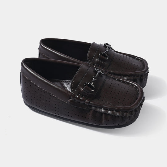 Boys Loafers H502-L8 - COFFEE/BROWN
