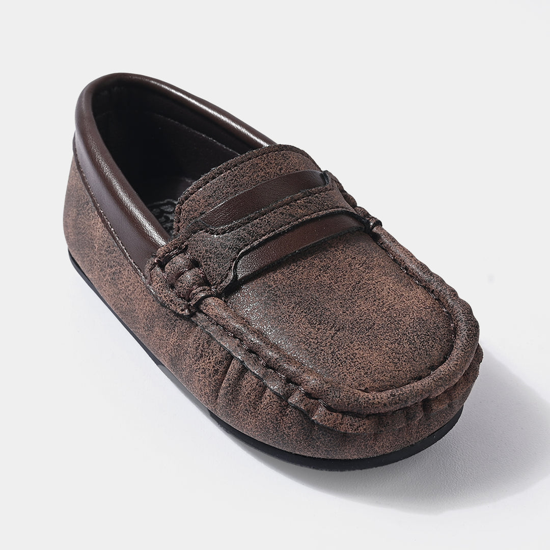 Boys Loafers XR502-018-COFFEE