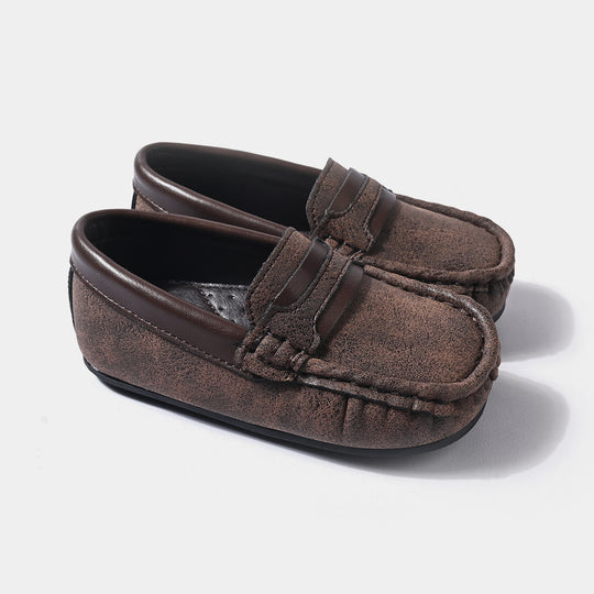 Boys Loafers XR502-018-COFFEE
