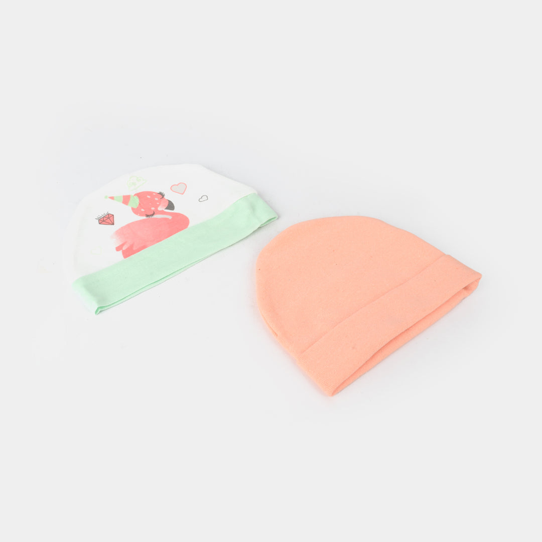 Baby Cap 2PCs Set | 6-12M