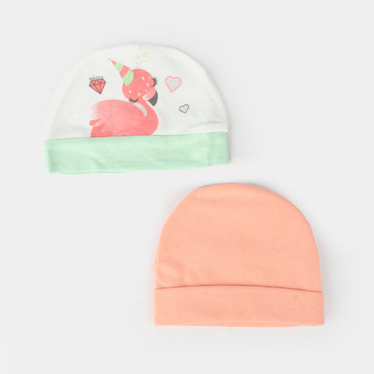 Baby Cap 2PCs Set | 6-12M