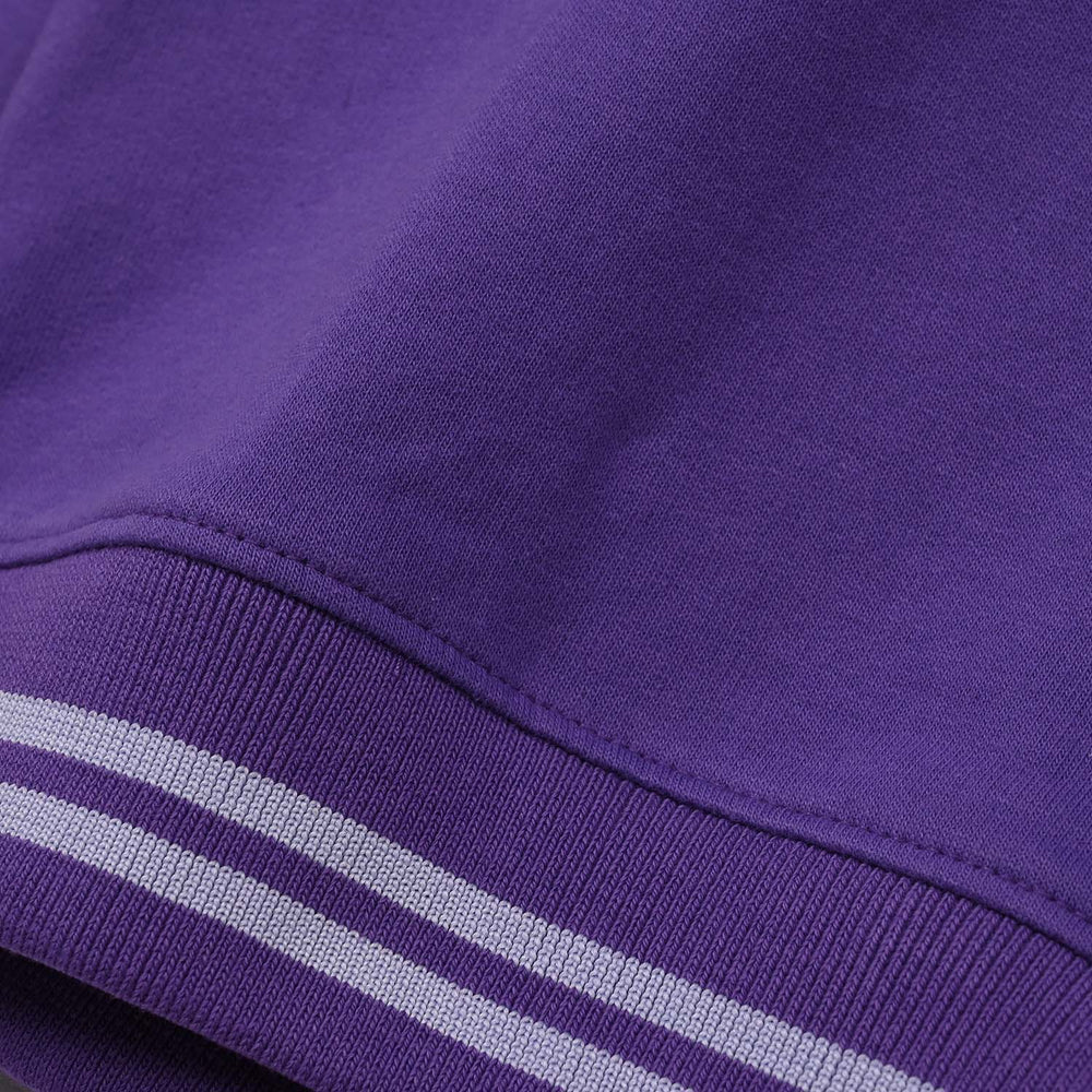Girls Jersey/Terry Sweatshirt Confidence - Purple