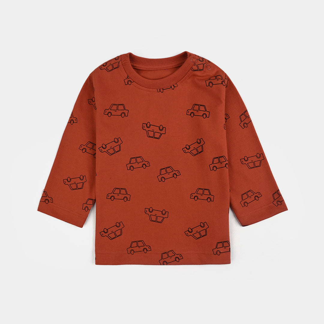 Infant Boys Poly Cotton Jersey Night Suit CARS