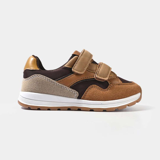 Boys Joggers 716-4-Camel/Coffee