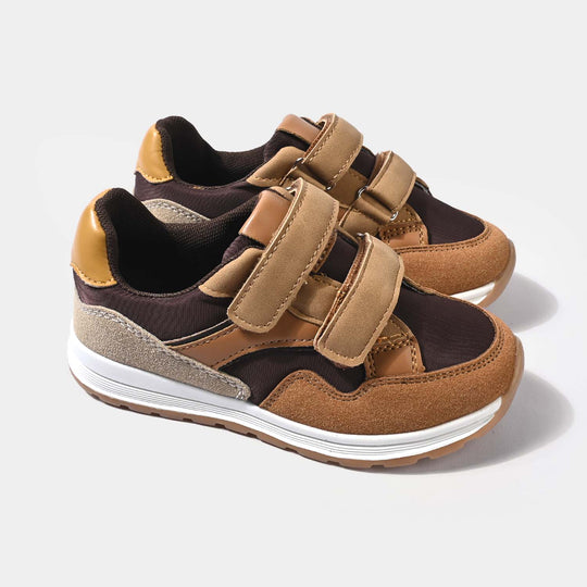 Boys Joggers 716-4-Camel/Coffee