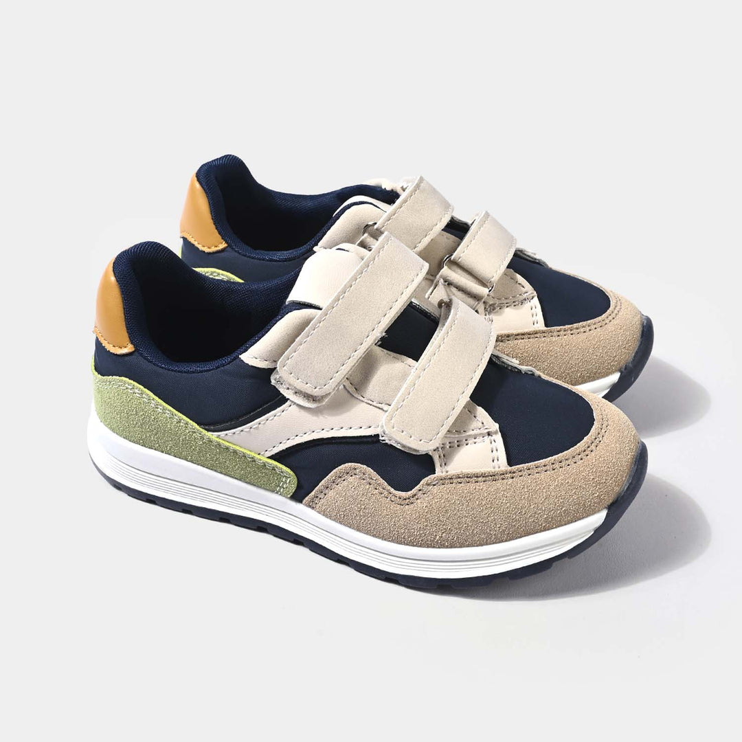 Boys Joggers 716-4-Beige/Navy