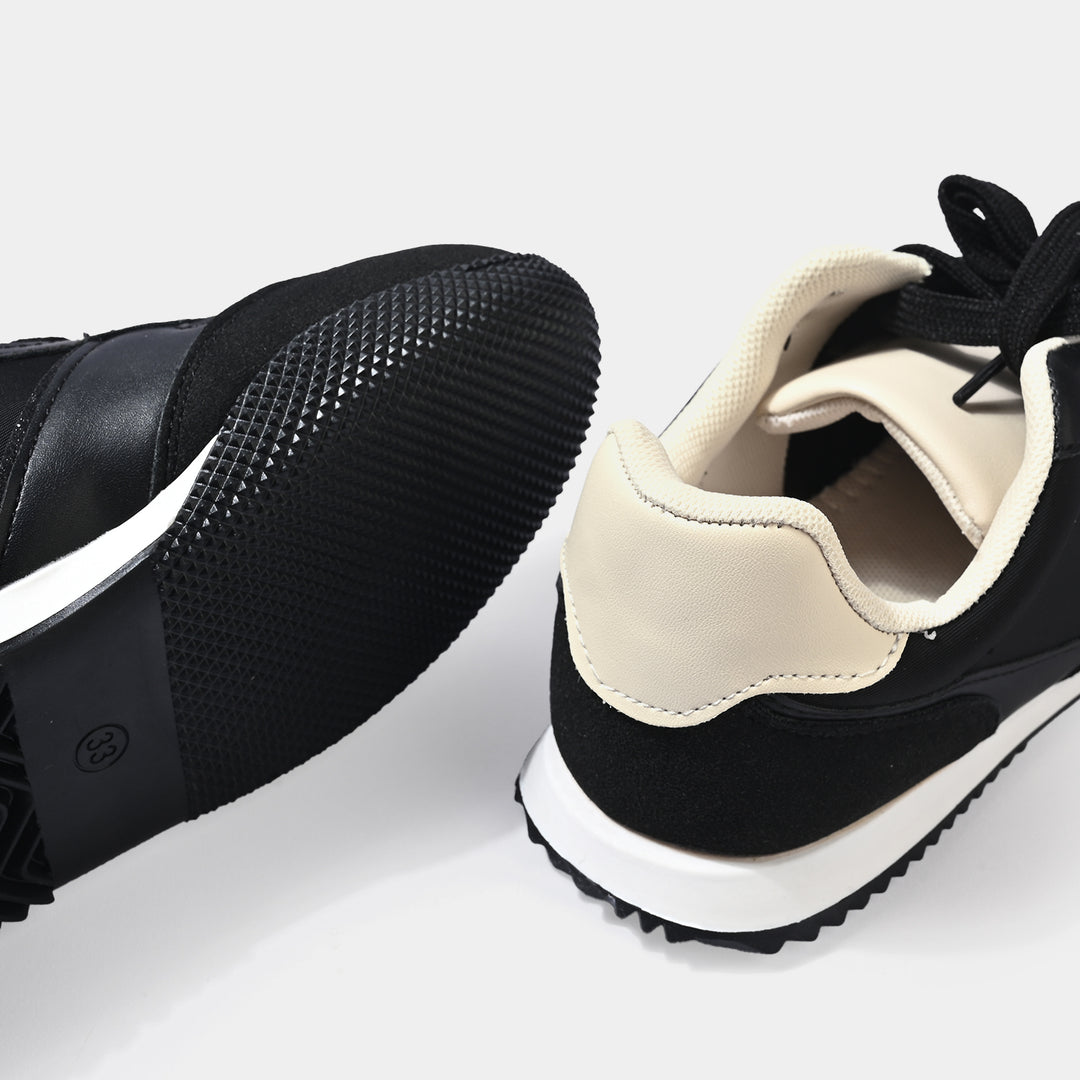 Boys Sneakers 716-6-BLACK