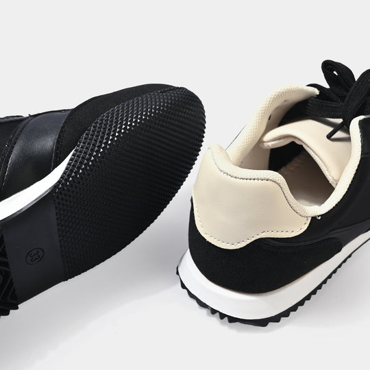 Boys Sneakers 716-6-BLACK