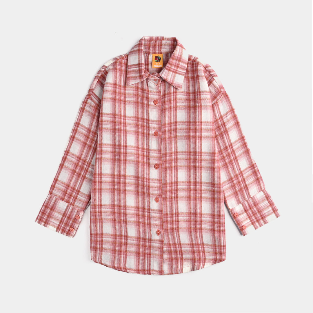 Girls Cotton Casual Top Honey Bee-T.Pink