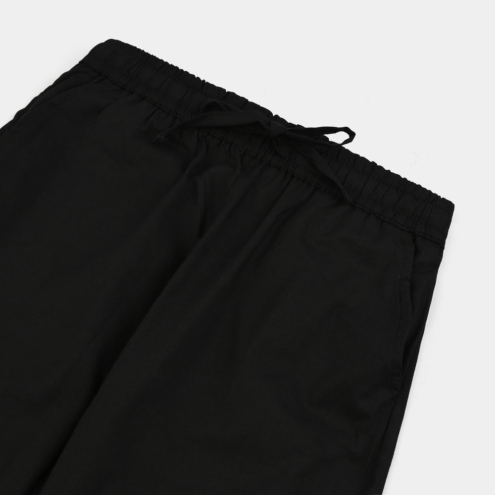 Boys Cotton Pajama-Black