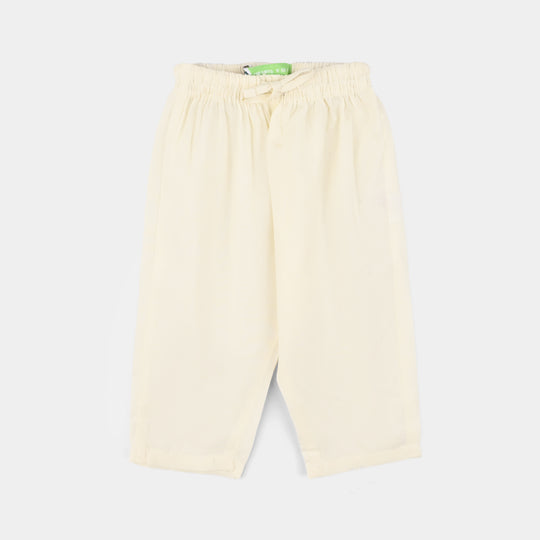 Infant Boys Poly Viscose Pajama-Off White