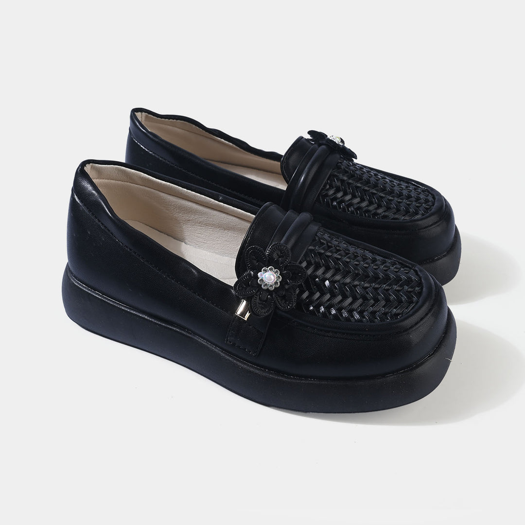 Girls Loafer YY-01-BLACK