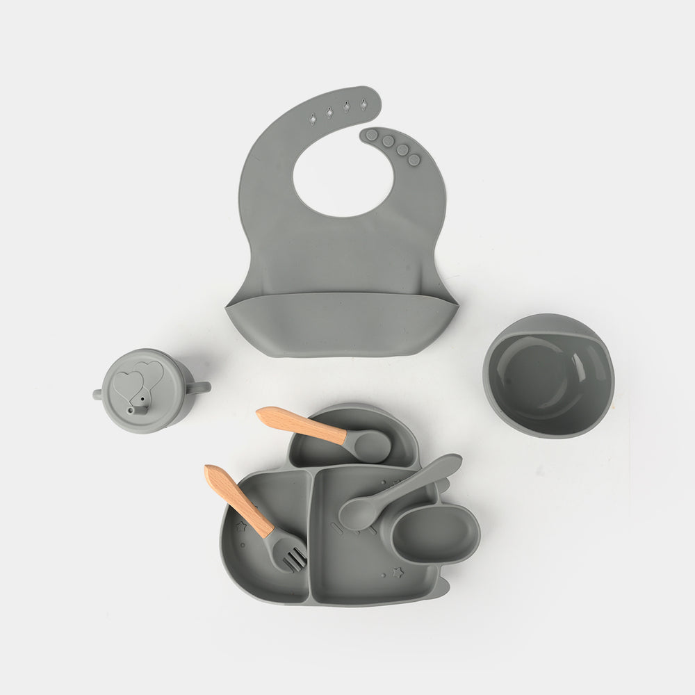 Adorable Food Grade Silicone Baby Tableware Set 7Pcs Set | 1545