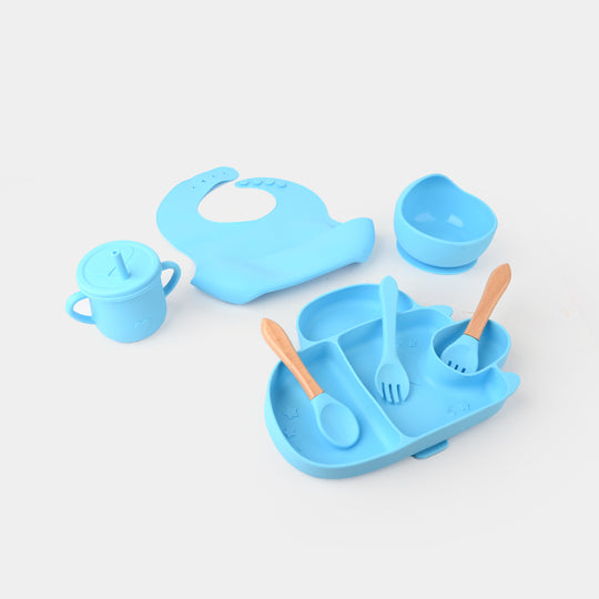 Adorable Food Grade Silicone Baby Tableware Set 7Pcs Set | 1545